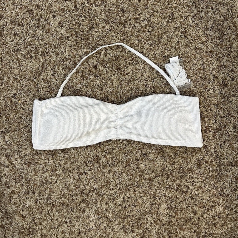 J.Crew Women’s 2XL White Halter Swimsuit Top NWT